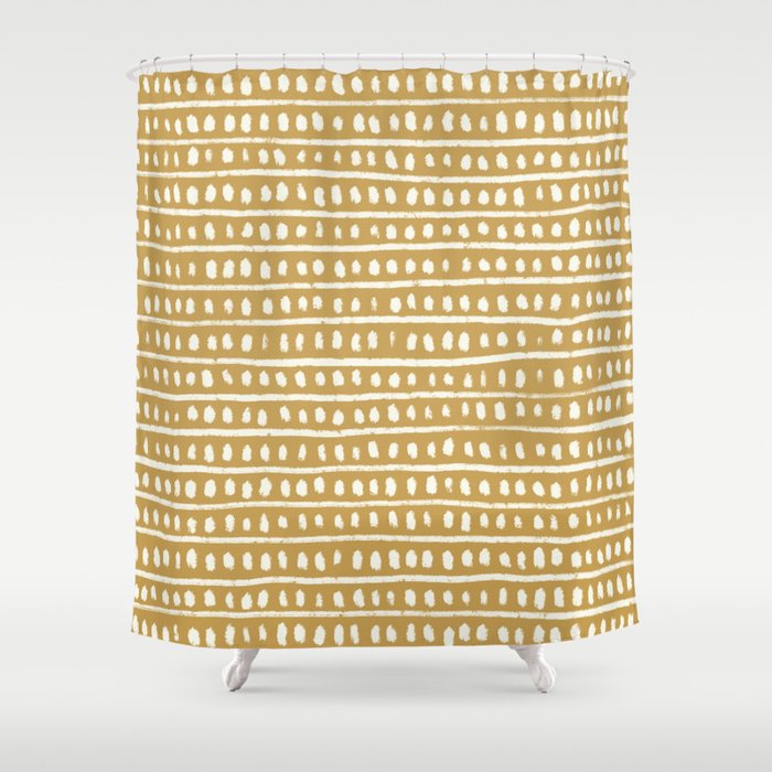 Simple Hand Drawn Pattern #11 Shower Curtain Gallery Image 1