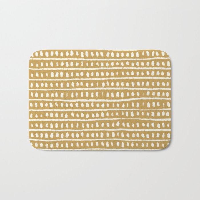 Simple Hand Drawn Pattern #11 Bath Mat Gallery Image 1