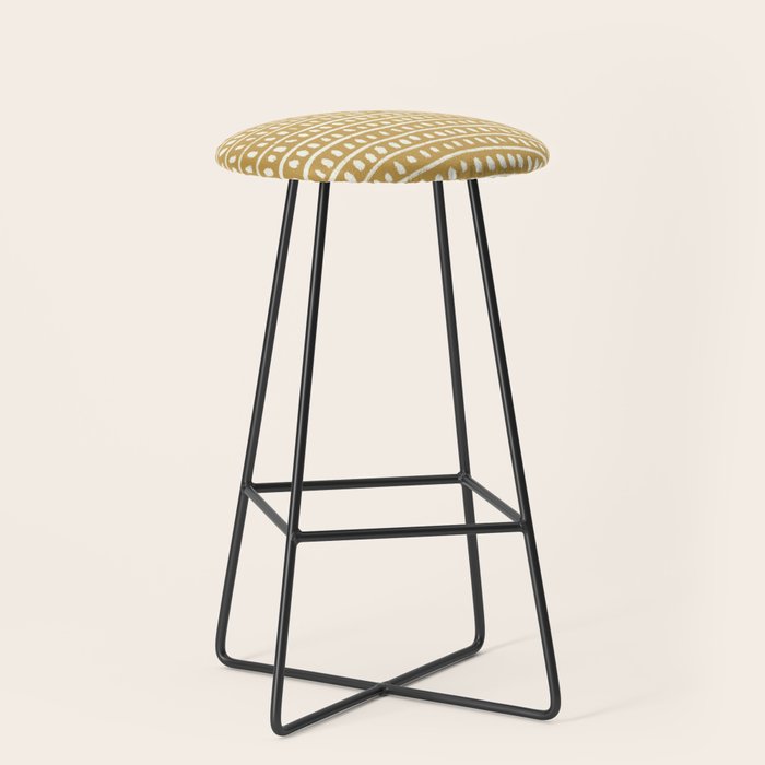Simple Hand Drawn Pattern #11 Stool Gallery Image 1