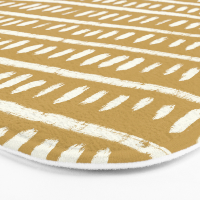 Simple Hand Drawn Pattern #11 Bath Mat Gallery Image 3