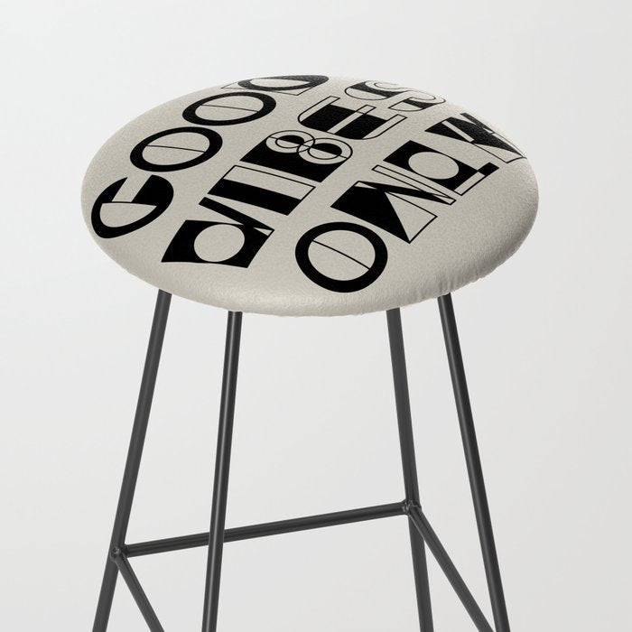 GOOD VIBES ONLY Stool Gallery Image 2