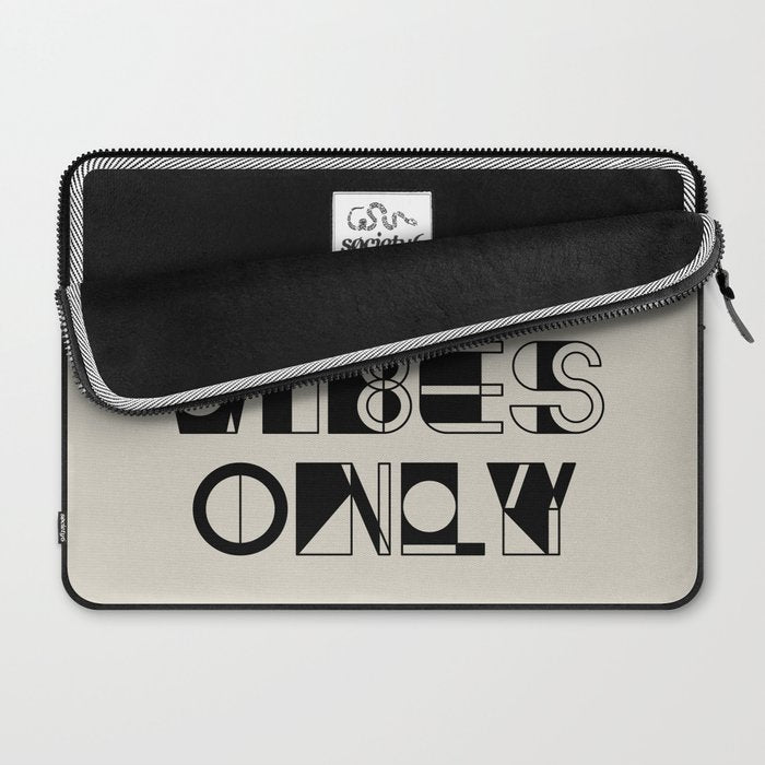 GOOD VIBES ONLY Laptop Sleeve Gallery Image 2