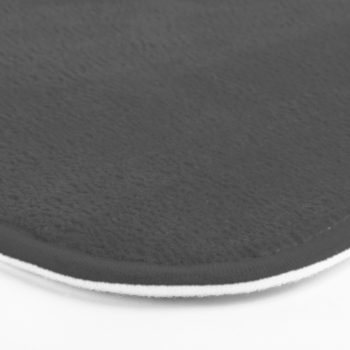 Stone Grey Solid Color Bath Mat Gallery Image 3