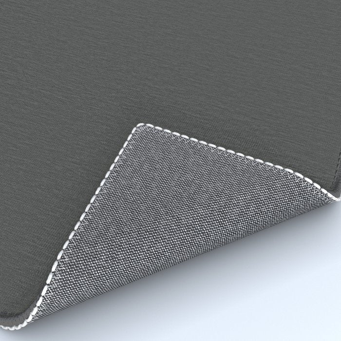 Stone Grey Solid Color Rug Gallery Image 4