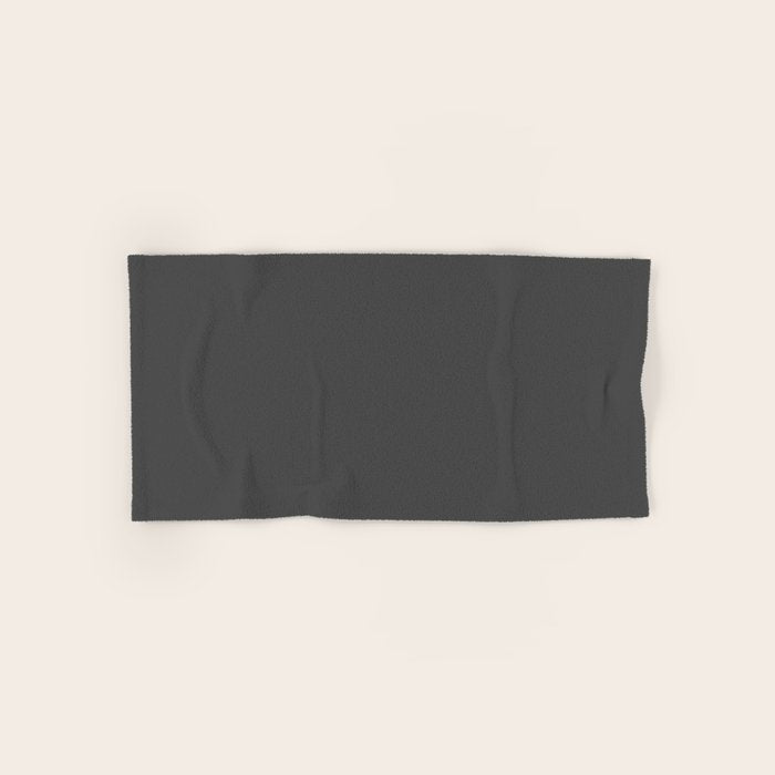 Stone Grey Solid Color Bath Towel Gallery Image 1