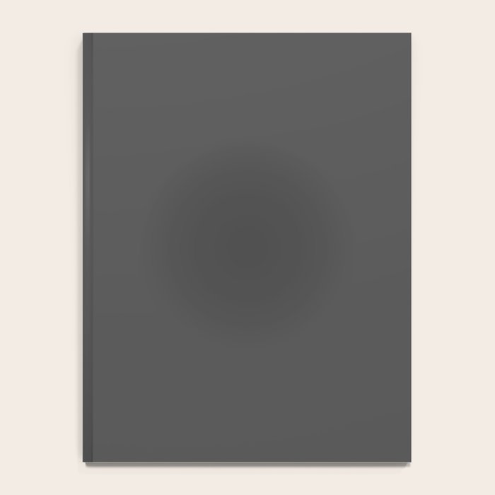 Stone Grey Solid Color Notebook Gallery Image 4