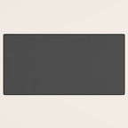 Stone Grey Solid Color Desk Mat Gallery Image 3