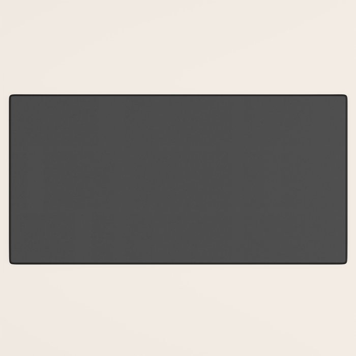 Stone Grey Solid Color Desk Mat Gallery Image 3