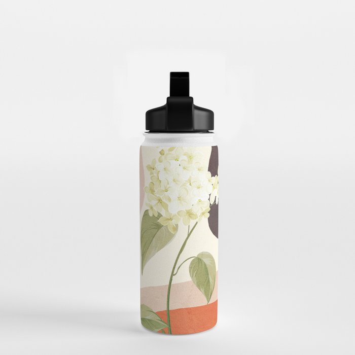 Colorful Flower Design 4 Water Bottle Gallery Image 2
