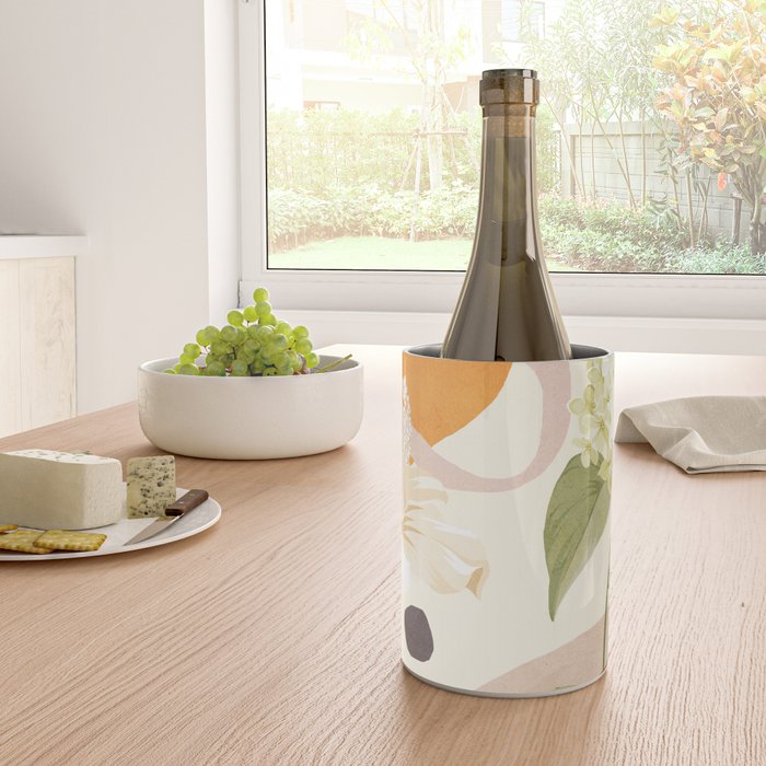 Colorful Flower Design 4 Wine Chiller Gallery Image 4