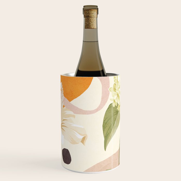 Colorful Flower Design 4 Wine Chiller Gallery Image 1