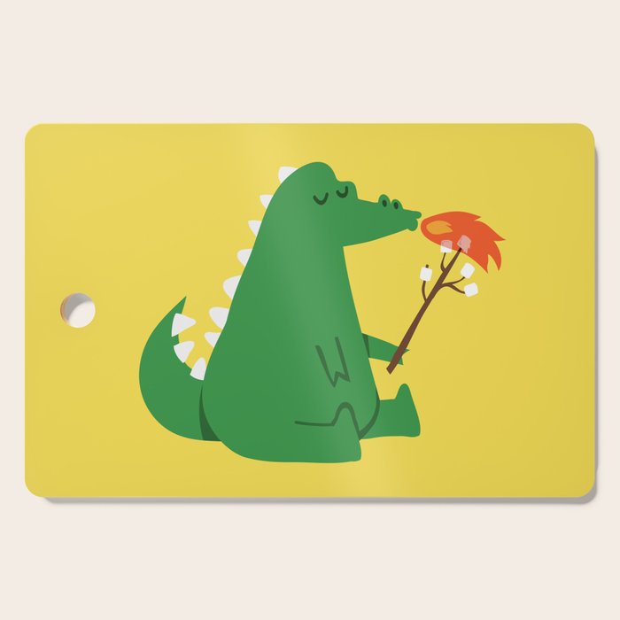 Dragon and Marshmallow Cutting Board Gallery Image 1