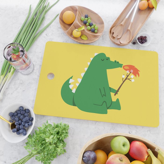 Dragon and Marshmallow Cutting Board Gallery Image 2