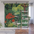 Midnight Tropical  Forest Wall Mural Gallery Image 1