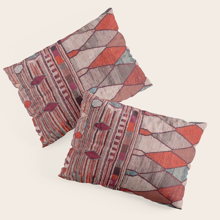 Earthy Berber Geometry Pillow Sham Gallery Image 1