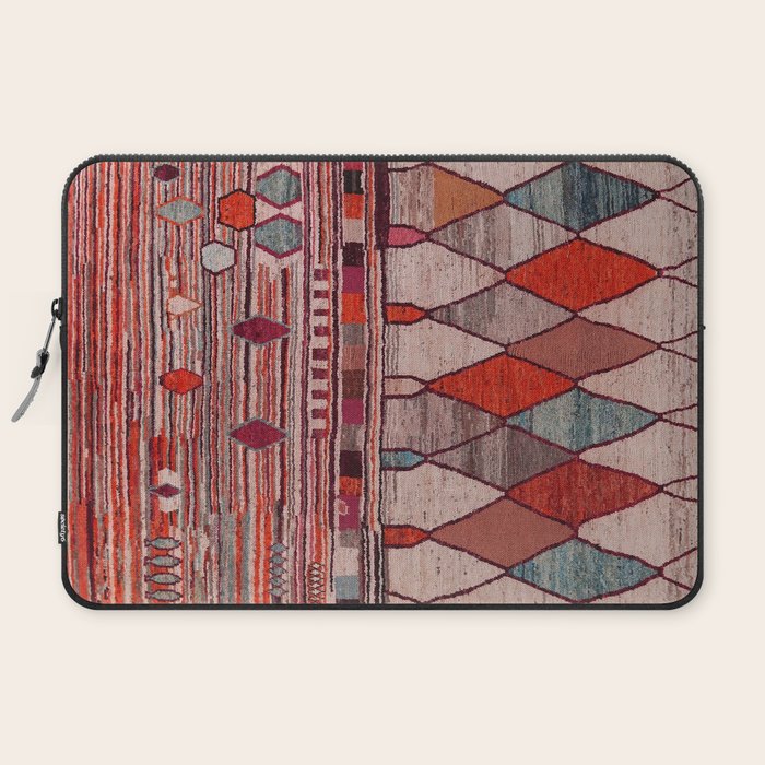 Earthy Berber Geometry Laptop Sleeve Gallery Image 2