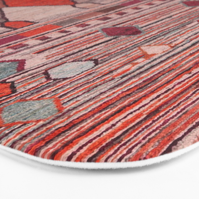 Earthy Berber Geometry Bath Mat Gallery Image 3