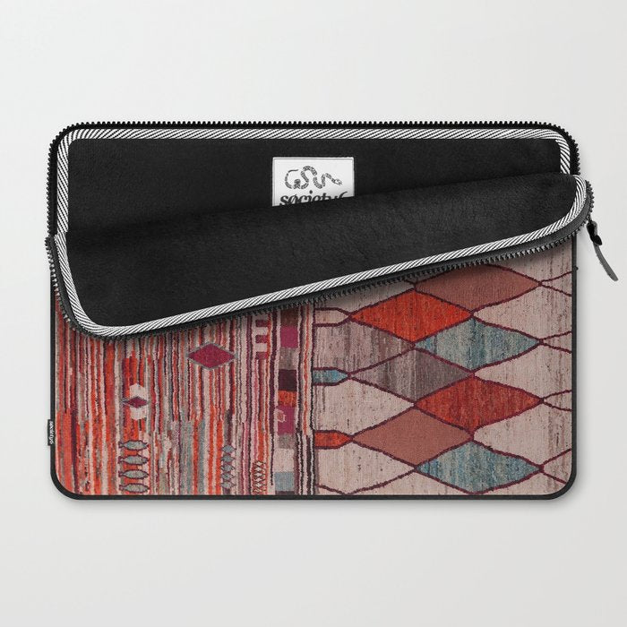Earthy Berber Geometry Laptop Sleeve Gallery Image 2