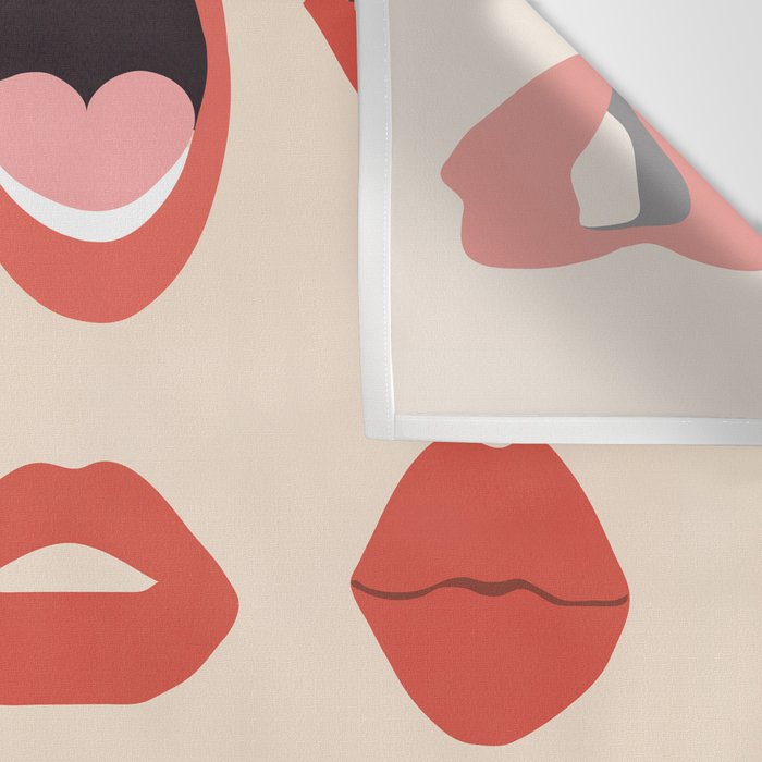 Lips III Wall Tapestry Gallery Image 3