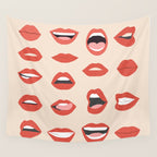 Lips III Wall Tapestry Gallery Image 4