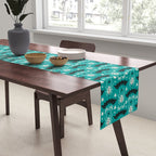 Night Creatures - Teal Table Runner Gallery Image 2