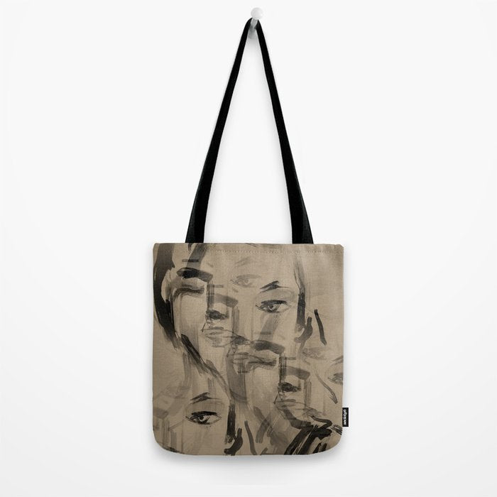 Abstract Portrait 3 Tote Bag Gallery Image 2