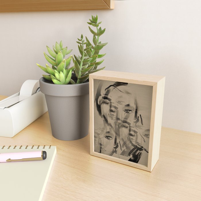 Abstract Portrait 3 Mini Art Print Gallery Image 2