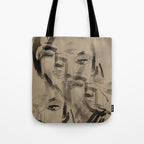 Abstract Portrait 3 Tote Bag Gallery Image 1