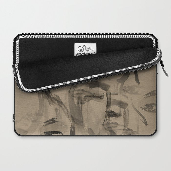Abstract Portrait 3 Laptop Sleeve Gallery Image 2