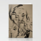 Abstract Portrait 3 Stationery Card Gallery Image 2