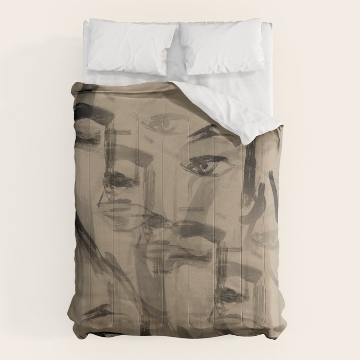 Abstract Portrait 3 Comforter Gallery Image 6