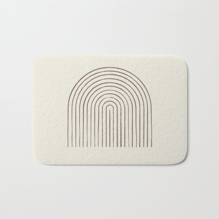 Arch Gray Pink Bath Mat Gallery Image 1