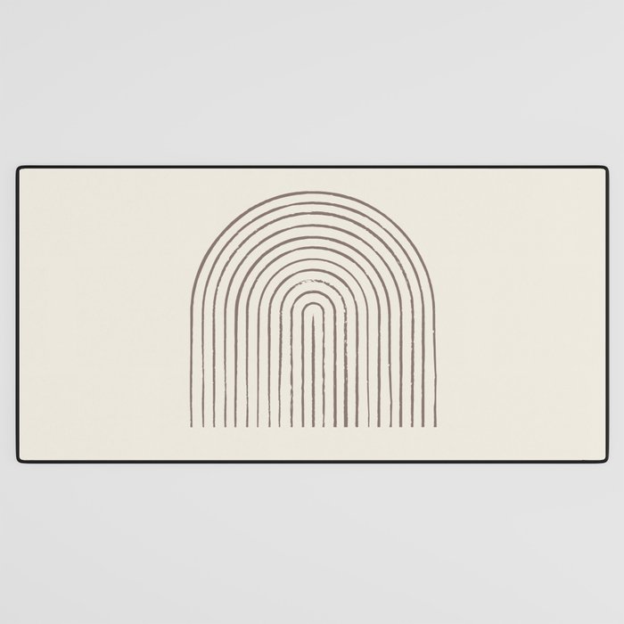 Arch Gray Pink Desk Mat Gallery Image 3