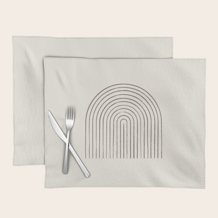 Arch Gray Pink Placemat Gallery Image 1
