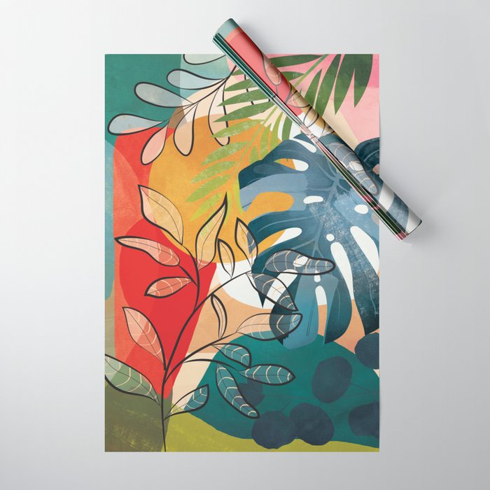 Peaceful Garden Feelings 07 Wrapping Paper Gallery Image 1