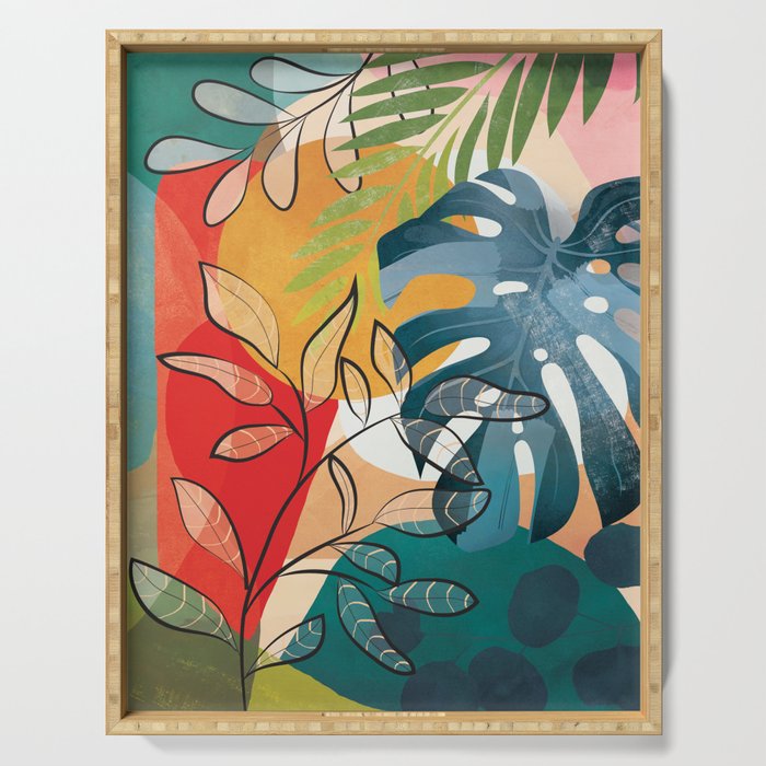 Peaceful Garden Feelings 07 Serving Tray Gallery Image 1