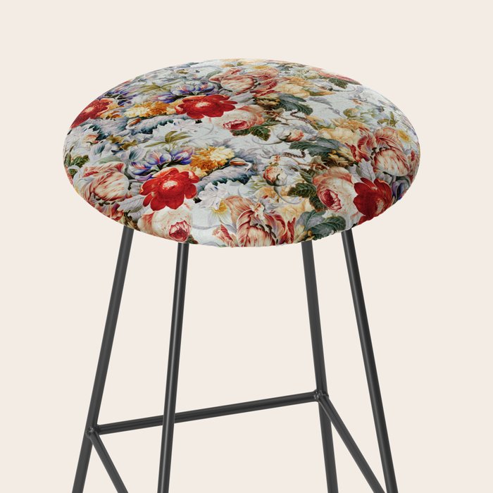 Glowing Florals-Summer Stool Gallery Image 2