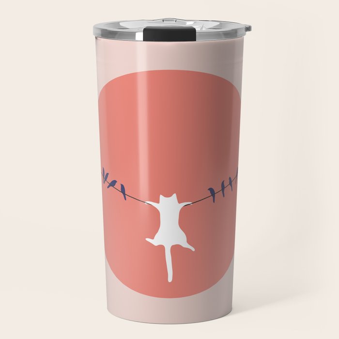 Cat Landscape 40 Travel Mug Gallery Image 1