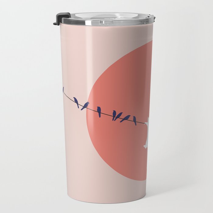 Cat Landscape 40 Travel Mug Gallery Image 3