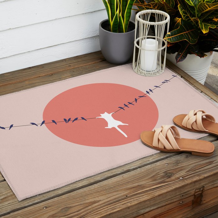 Cat Landscape 40 Outdoor Rug Gallery Image 2
