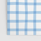 Blue geometric plaid gingham pattern Poster Gallery Image 3