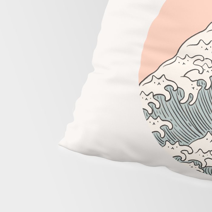 Cat Landscape 201: The Cat Wave Pillow Sham Gallery Image 4
