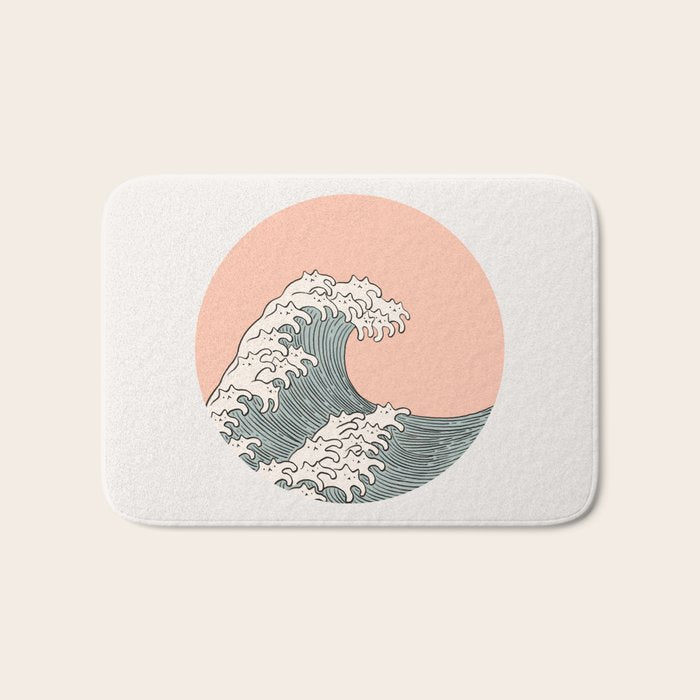 Cat Landscape 201: The Cat Wave Bath Mat Gallery Image 1
