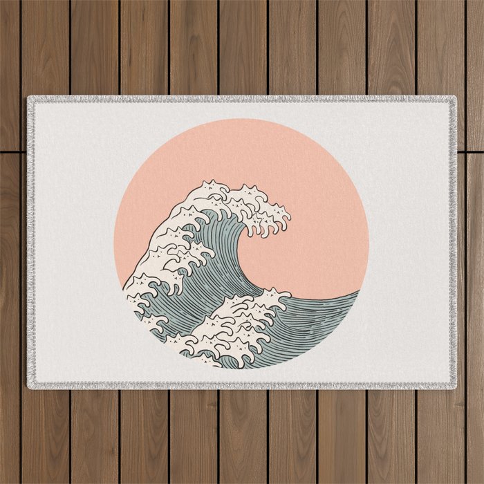 Cat Landscape 201: The Cat Wave Outdoor Rug Gallery Image 1