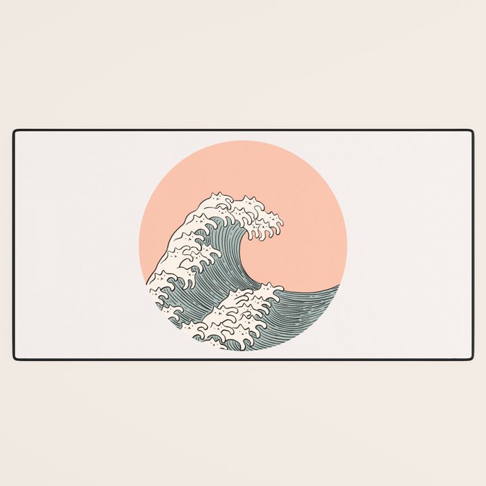 Cat Landscape 201: The Cat Wave Desk Mat Gallery Image 3
