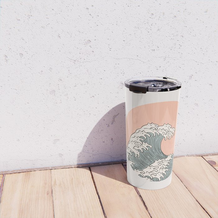 Cat Landscape 201: The Cat Wave Travel Mug Gallery Image 4