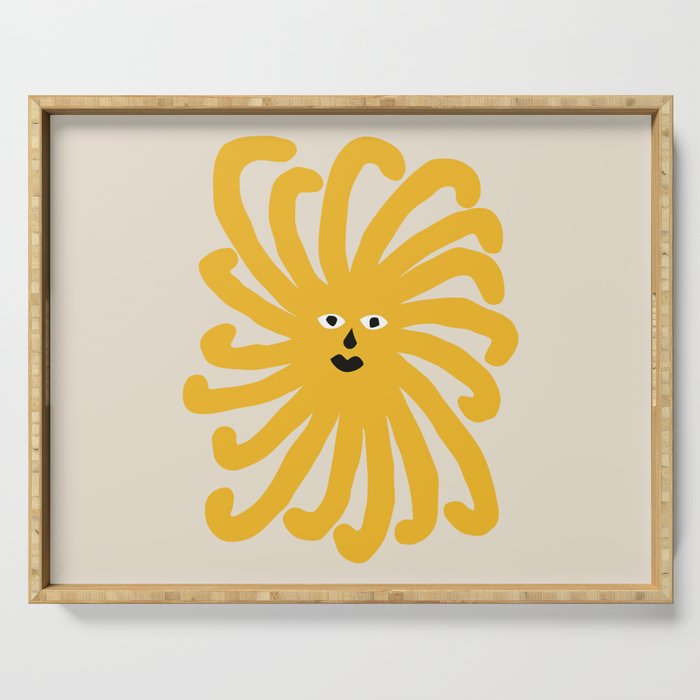 Seriously sunny Serving Tray Gallery Image 1