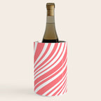 Wavy Stripes XXXII - Coral Pink Wine Chiller Gallery Image 1