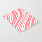Wavy Stripes XXXII - Coral Pink Notebook Gallery Image 2