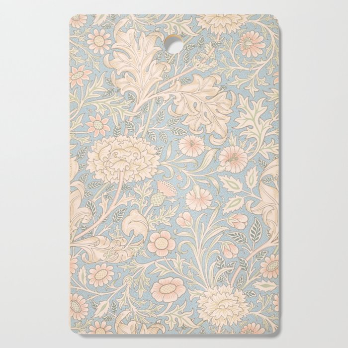 William Morris Vintage Pastel Double Bough 1891 Cutting Board Gallery Image 1